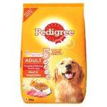 Pedigree Adult Dry Dog Food, Meat & Vegetables