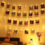 DesiDiya ® 20 Photo Clip LED String Lights for Photo Hanging for Home Decoration