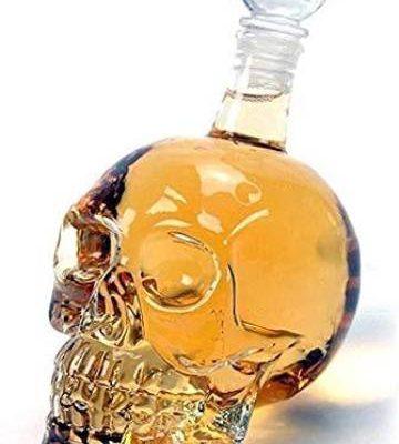 House of Quirk 550Ml Crystal Head Skull Vodka Skull Wine Bottle Decanter