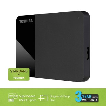Toshiba Canvio Ready 1TB Portable External HDD - USB3.0 for PC