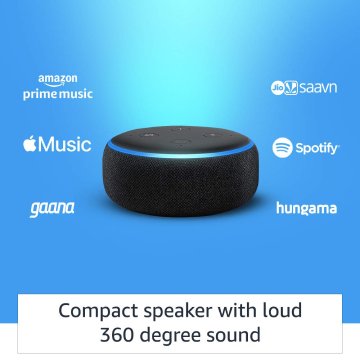 Echo Dot (3rd Gen) – New and improved smart speaker with Alexa
