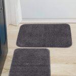 Saral Home Microfiber Anti-Skid Bath Mat