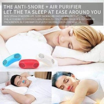 Deriz Pack of 2 Snore Stopper Device Anti Snoring Air Purifier