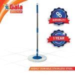 Gala Spin Mop Extendable Handle/Stick Rod with Microfiber Refill