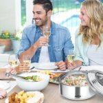 Milton Galaxia Stainless Steel Casserole, 2.5 litres