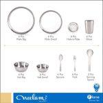 Neelam Stainless Steel 24 Gauge Premium Dinner Set