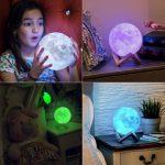 Mind-glowing 3D Moon Lamp - 16 LED Colors