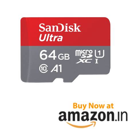 SanDisk Ultra microSD UHS-I Card 64GB, 120MB-s R
