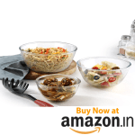 Cello Ornella Toughened Glass Mixing Bowl without Lid Set of 3