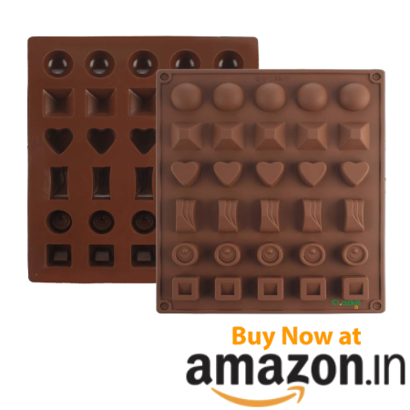 Clazkit - YH-525 Silicone Chocolate Mould, Brown