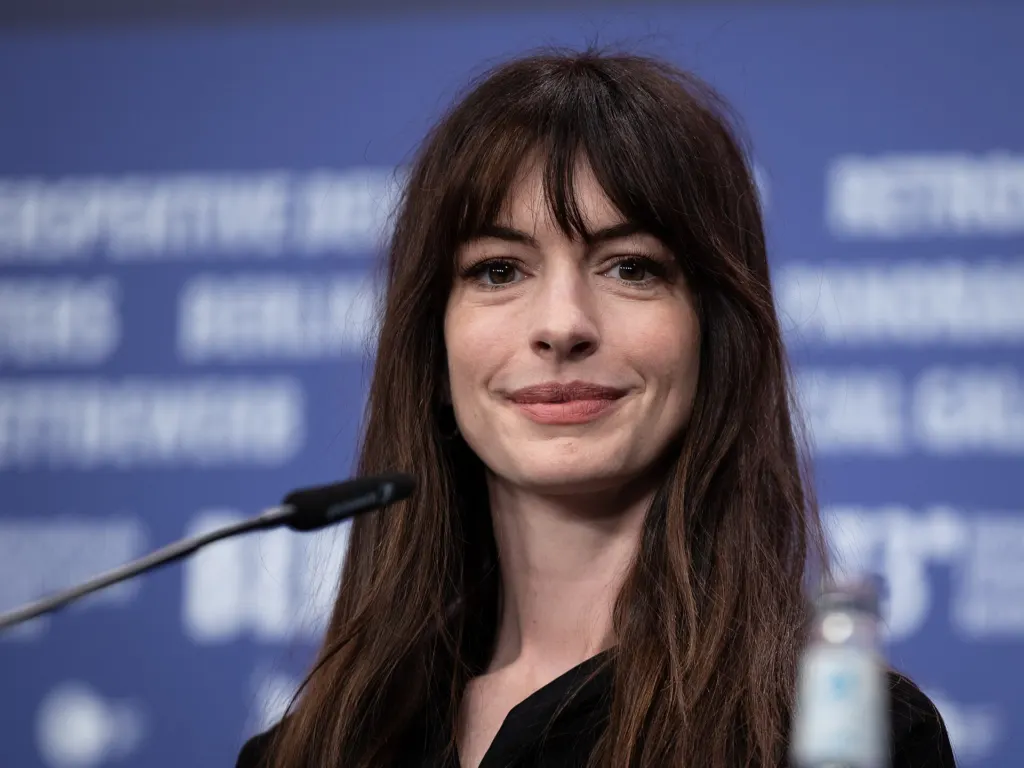 Anne Hathaway at the Berlin International Film Festival in February 2023