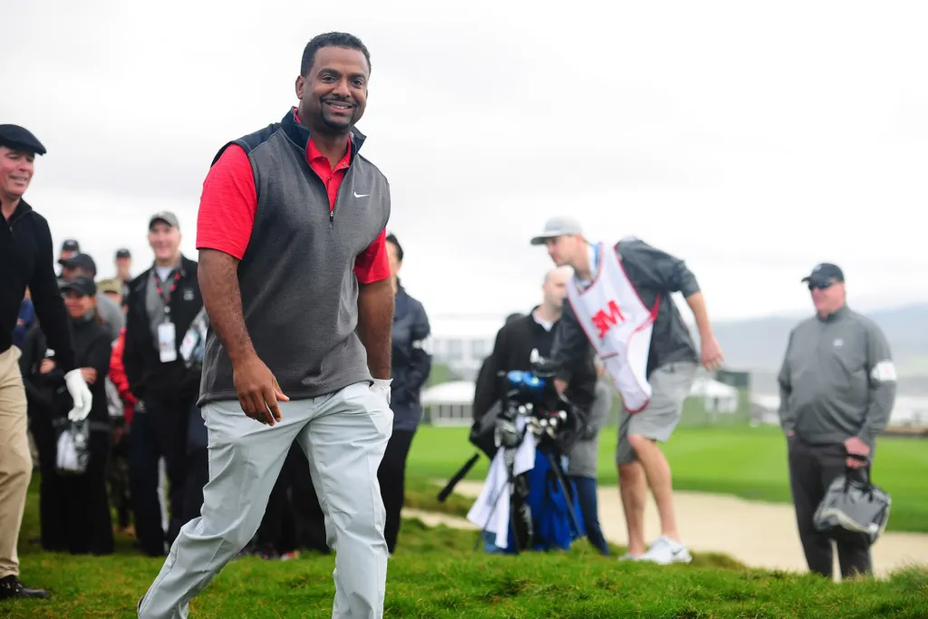 Alfonso Ribeiro at the 2017 Pebble Beach 3M Celebrity Challenge golf event in California