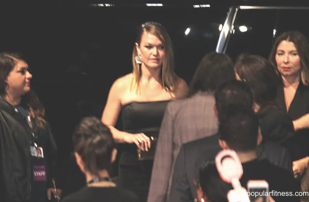 Julia Stiles in a close-up photograph taken at the Toronto International Film Festival