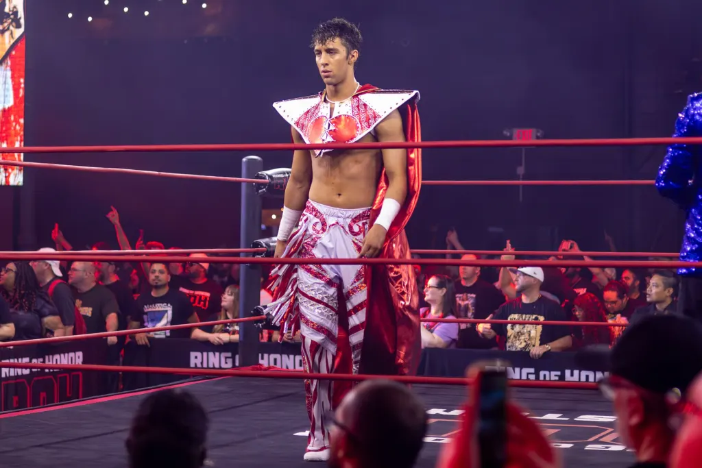 Wrestler Nick Wayne at the ROH Death Before Dishonor event in August 2026