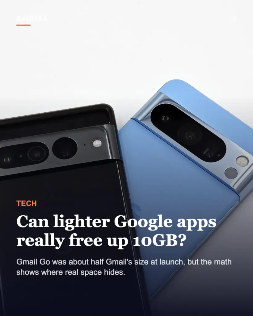 Slide 1 of 5: Short on Android storage? How Google’s lighter Go apps compare with the full-size versions