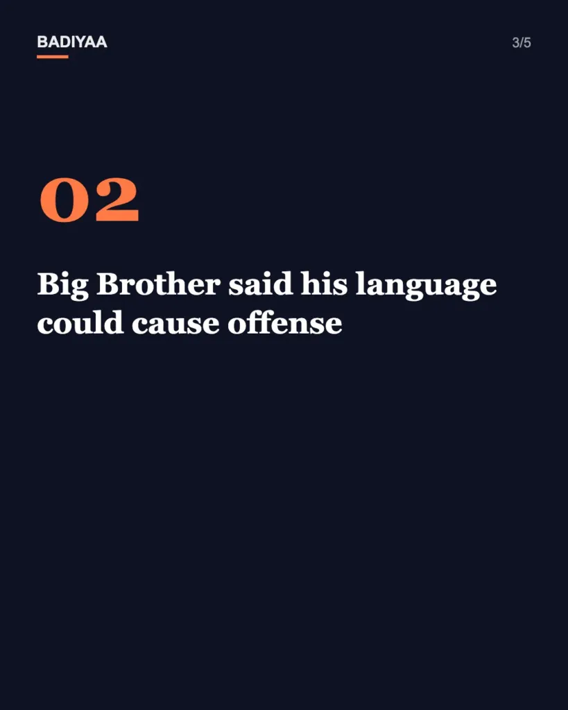 Slide 3 of 5: Big Brother UK gives Omar an on-air warning after 7,138 Ofcom complaints over Rhianna scenes