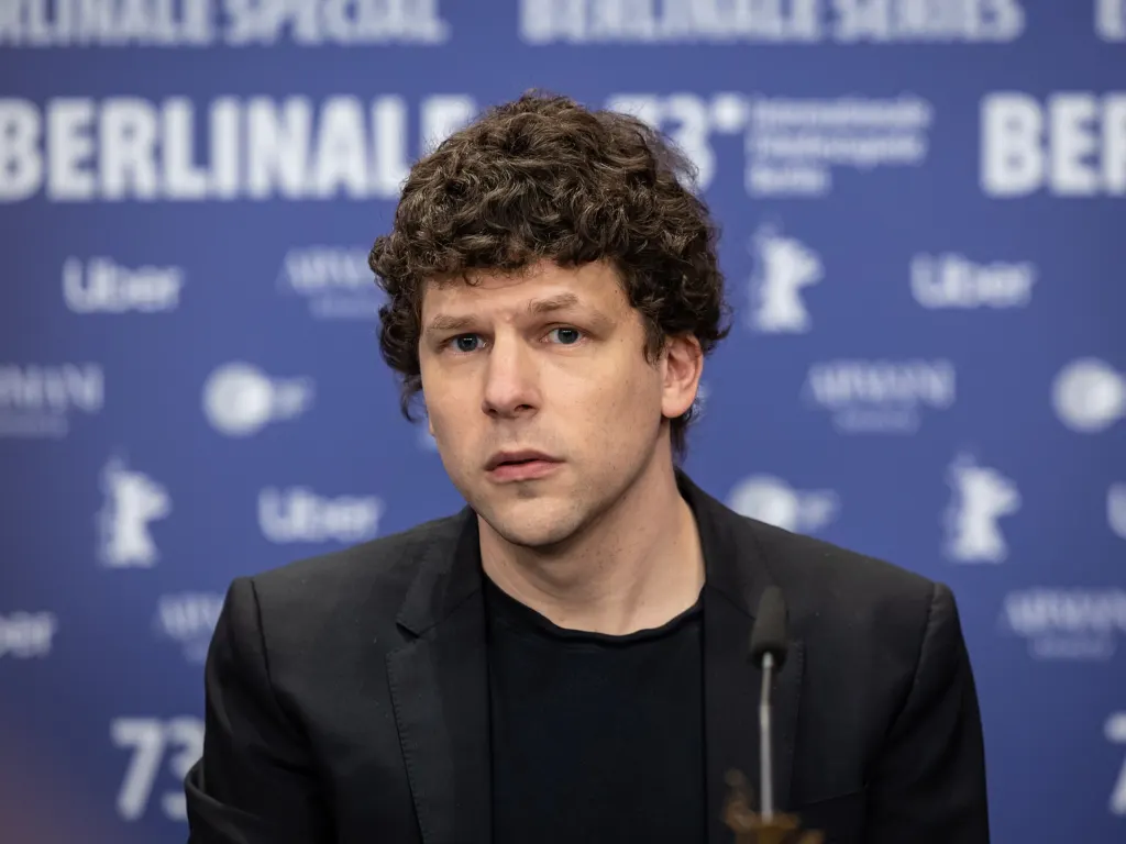Jesse Eisenberg at the Berlin International Film Festival in February 2023
