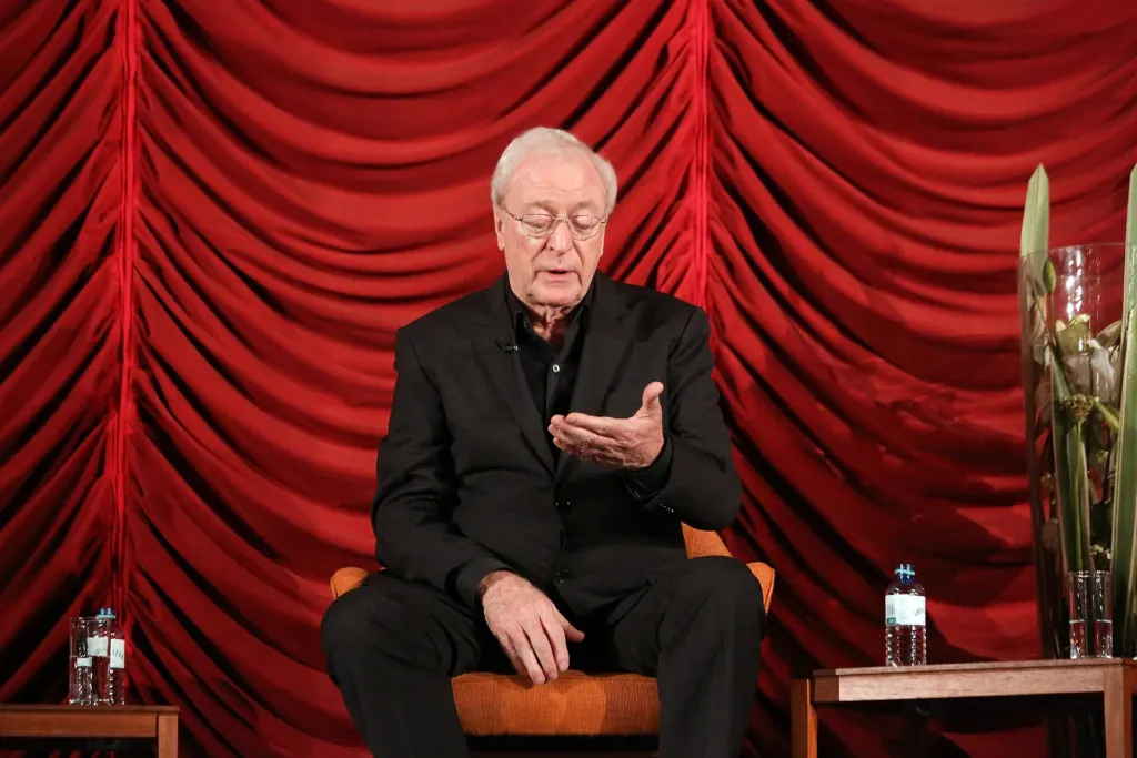 Michael Caine as a guest of the Vienna International Film Festival at the Gartenbaukino in October 2012