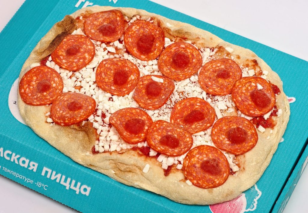 Frozen pizzas