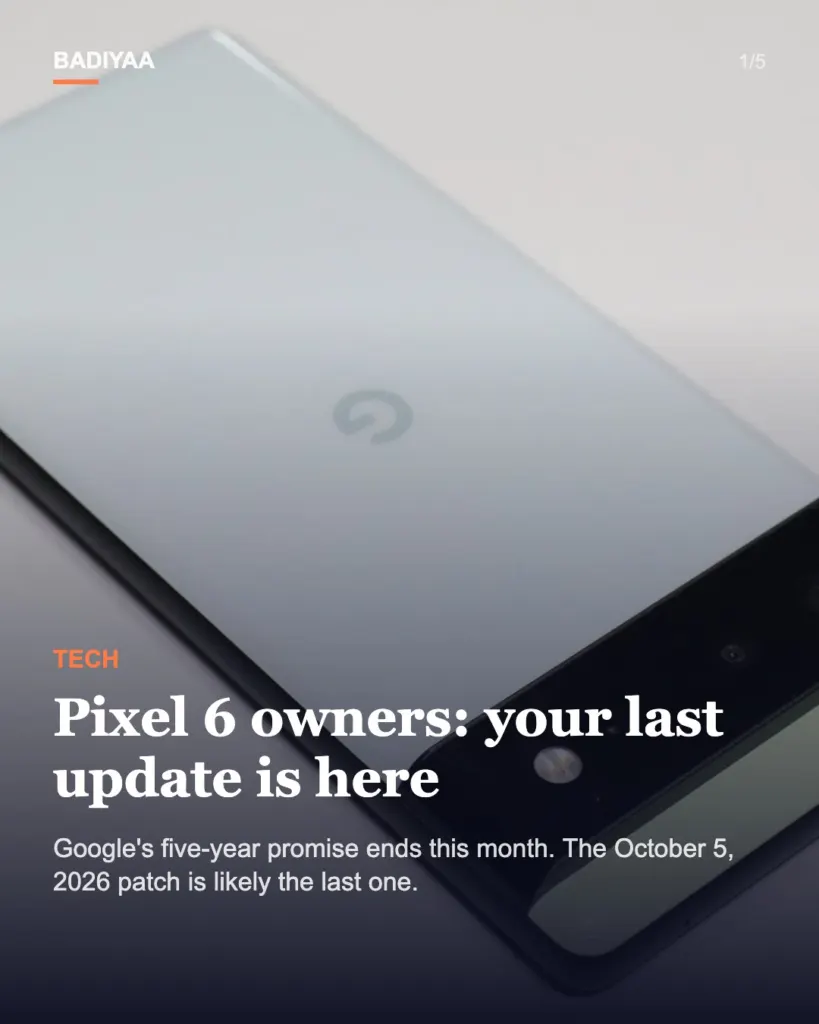 Slide 1 of 5: Pixel 6 and 6 Pro reach the end of Google’s five-year update promise this month after one last patch