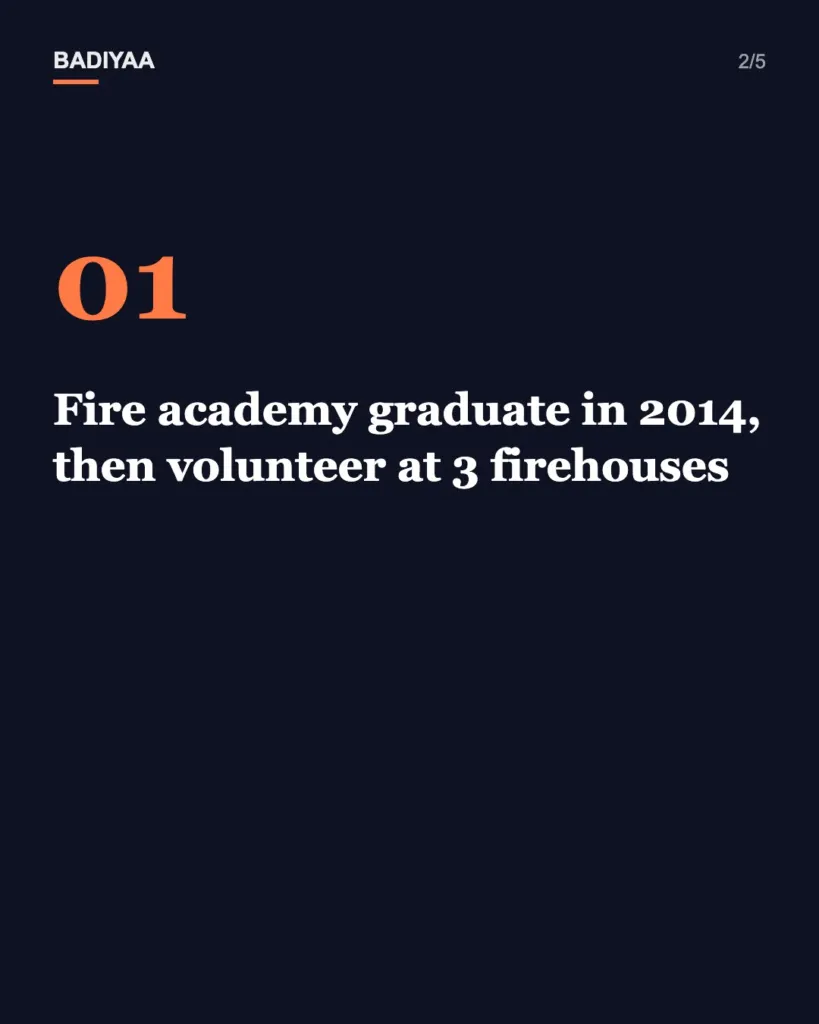 Slide 2 of 5: Bruce Springsteen’s son Sam became a Jersey City firefighter in 2020, and the story is trending again