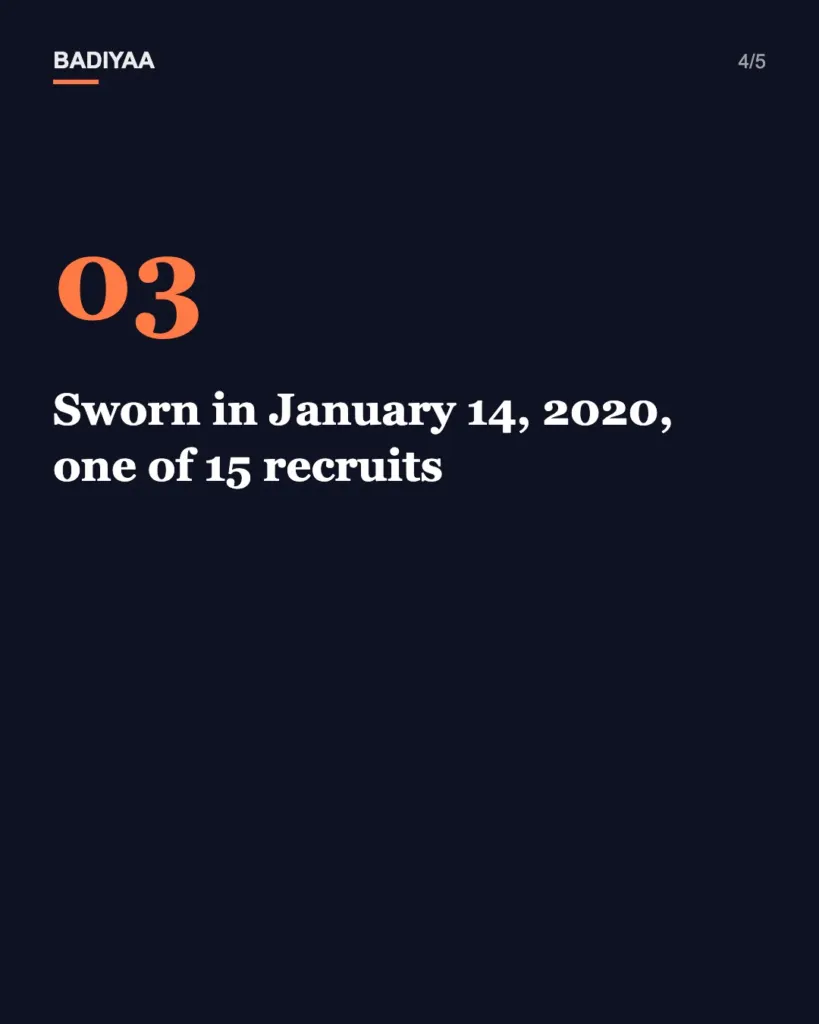 Slide 4 of 5: Bruce Springsteen’s son Sam became a Jersey City firefighter in 2020, and the story is trending again