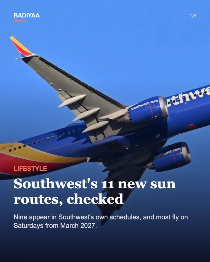 Slide 1 of 5: Southwest’s 11 new international routes from Nashville and Austin, checked against the airline’s own schedules