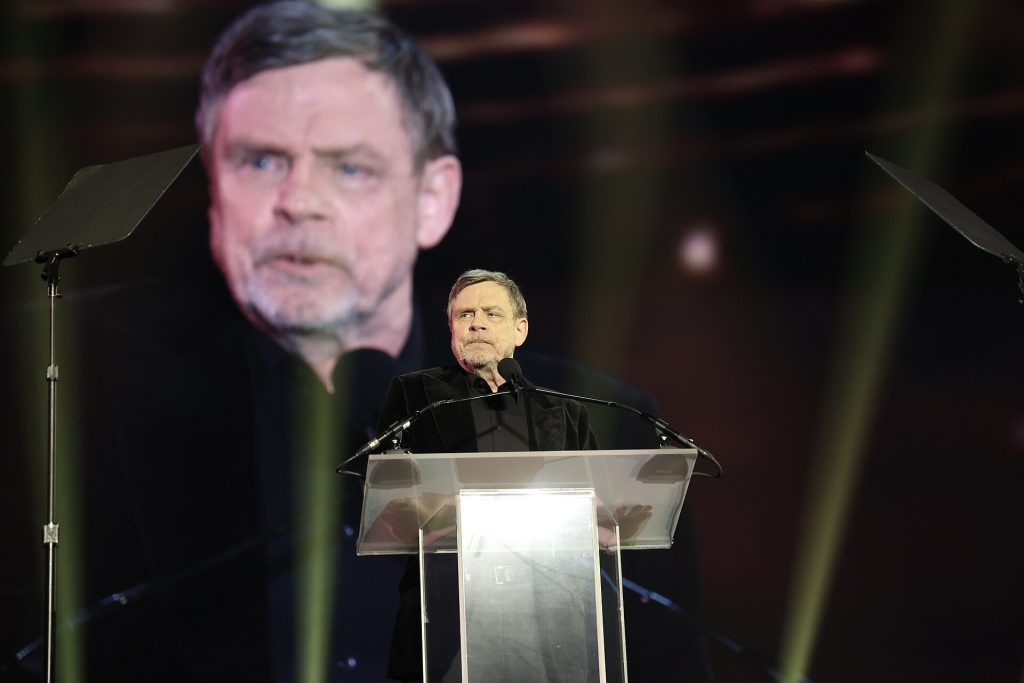 Mark Hamill, one of the stars of Squadron 42, at CinemaCon 2025