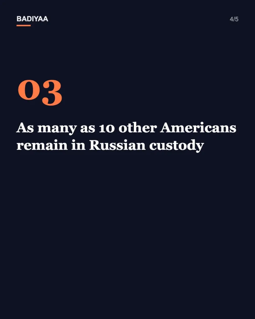 Slide 4 of 5: Russia frees American teacher Stephen Hubbard in St. Petersburg as Trump says no swap was needed