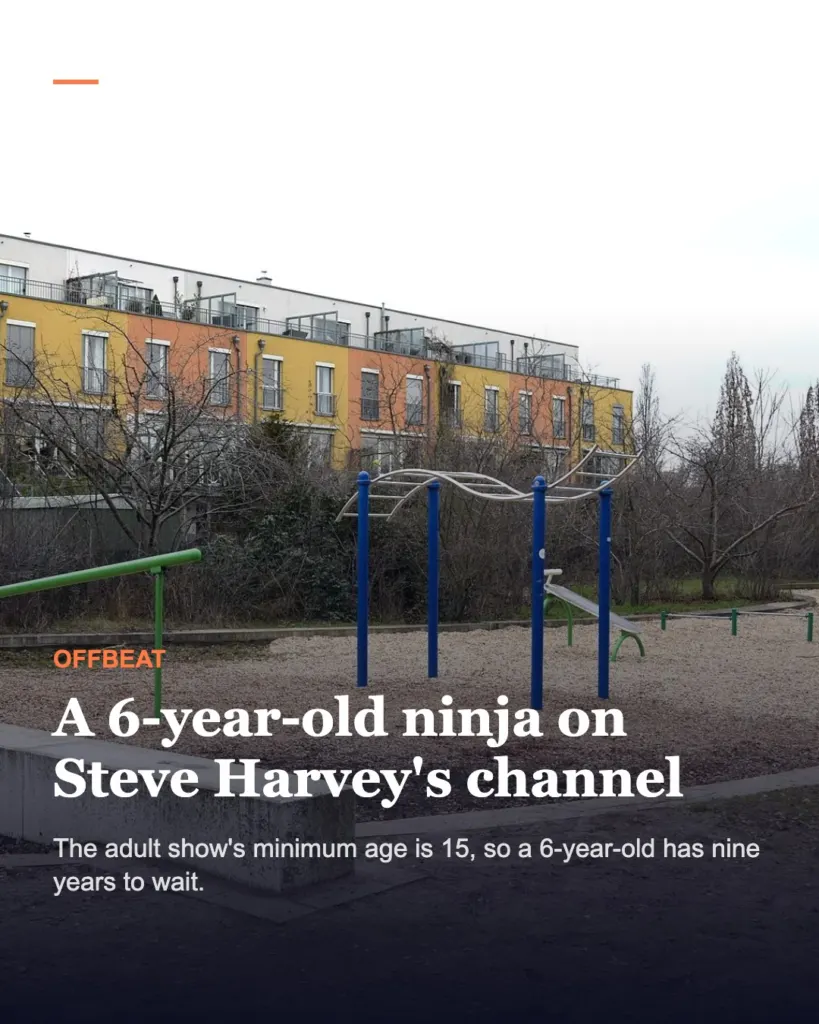 Slide 1 of 5: Steve Harvey’s YouTube clip of a 6-year-old ninja is trending; the TV show’s minimum age is 15
