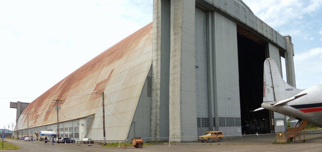 Hangar B, the giant wooden World War II blimp hangar at Tillamook, Oregon
