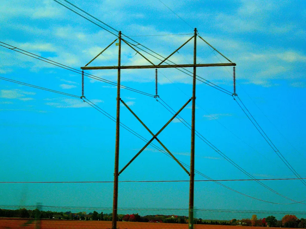 An American Transmission Company high-voltage line in Wisconsin