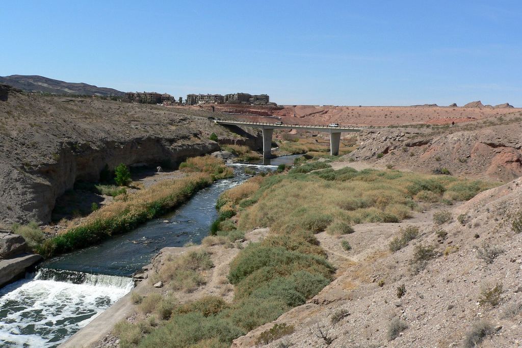 Lower Las Vegas Wash just below Lake Las Vegas, southern Nevada