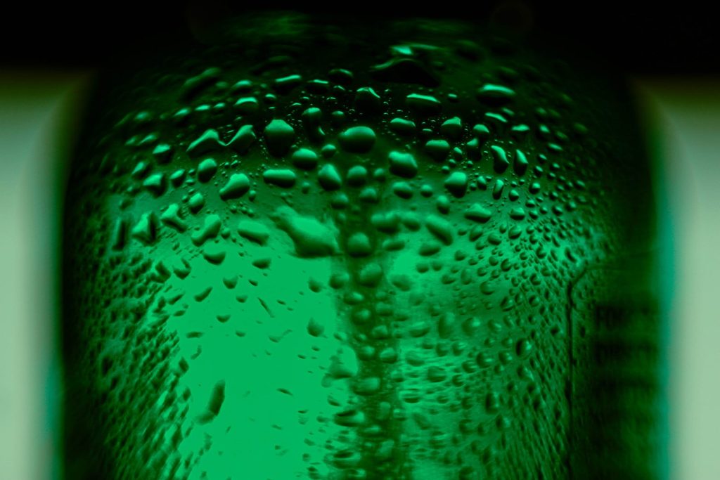 A spray bottle
