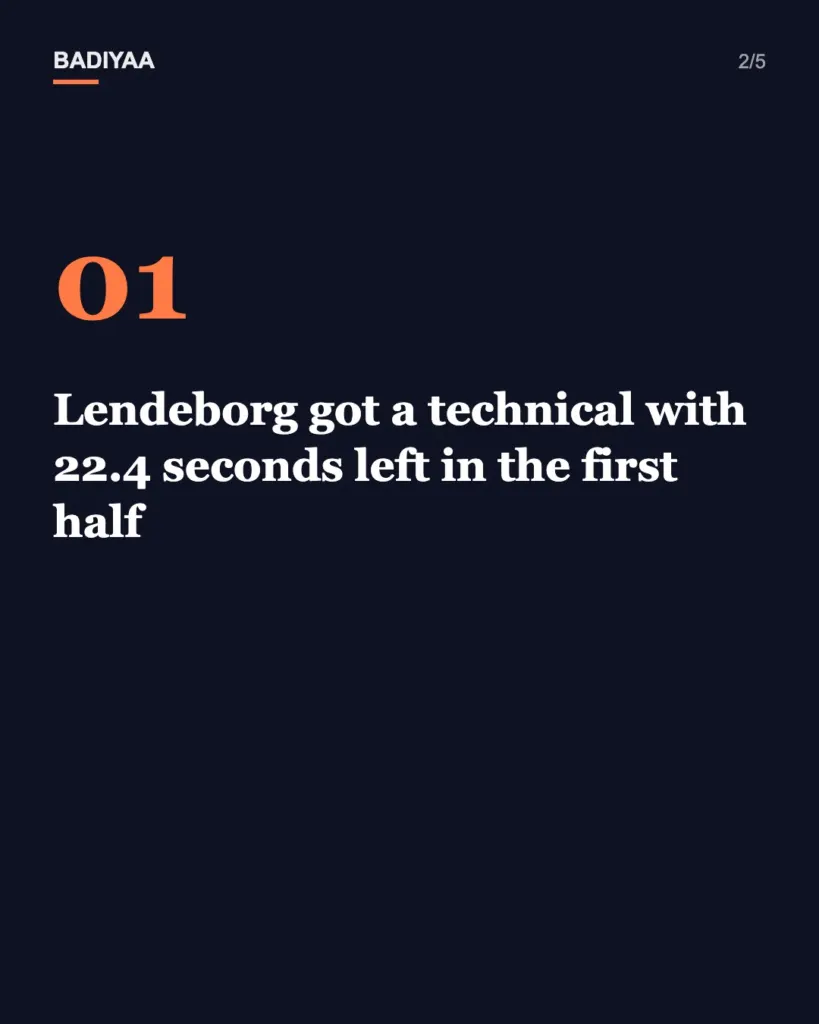 Slide 2 of 5: Warriors rookie Yaxel Lendeborg says he ‘lost all respect’ for Luka Dončić after Lakers rout